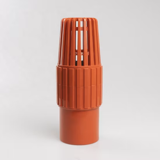 Pntek matériel de plomberie PVC plastique PP clapet à bille clapet à pied 2 pouces pour l'irrigation agricole agricole